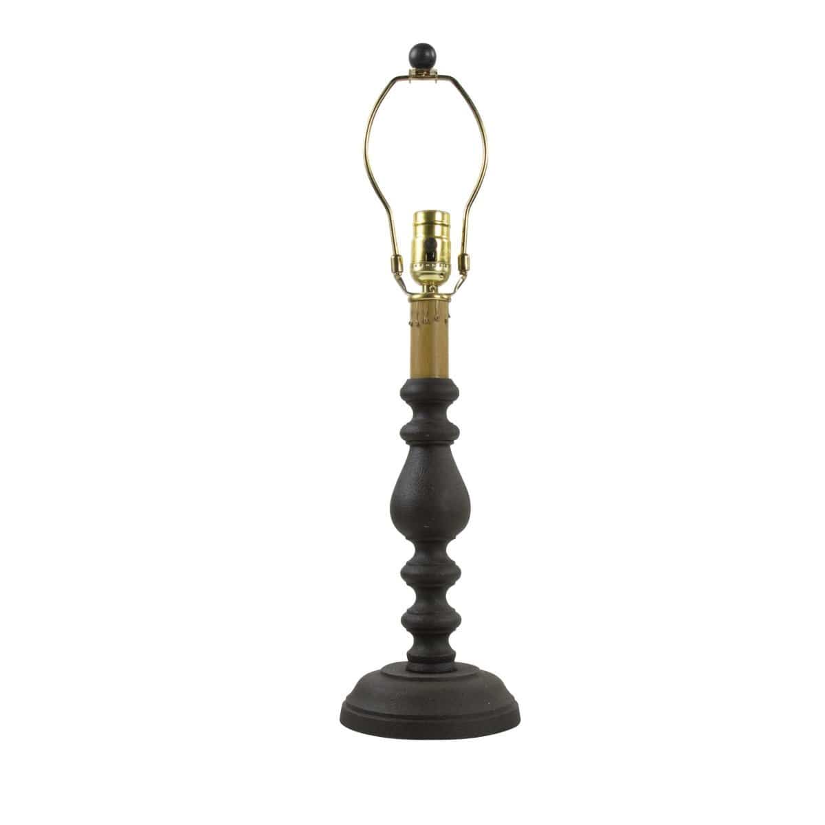 Candlestick Black Table Lamp 23" High-Park Designs-The Village Merchant