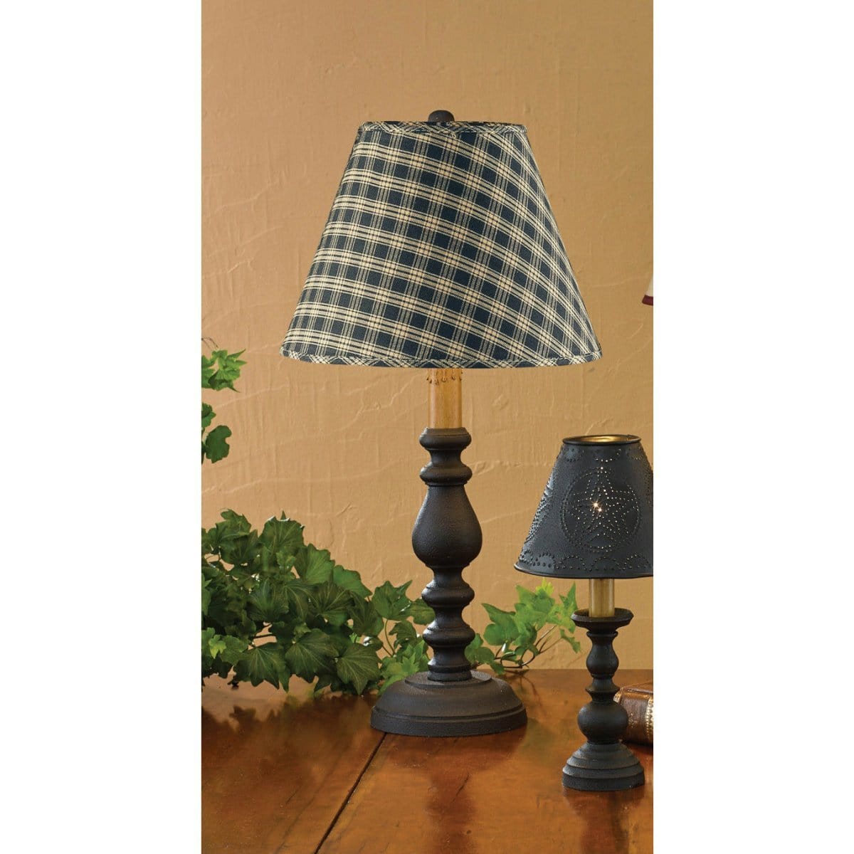 Candlestick Black Table Lamp 23" High-Park Designs-The Village Merchant