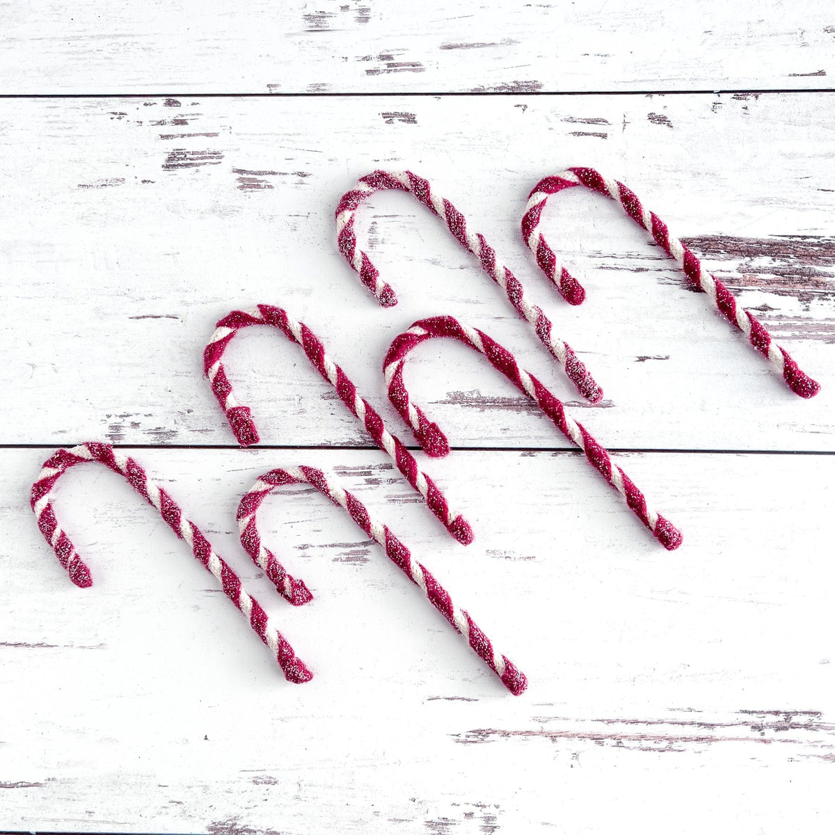 Candy Canes 5.5&quot; High Pack of 6