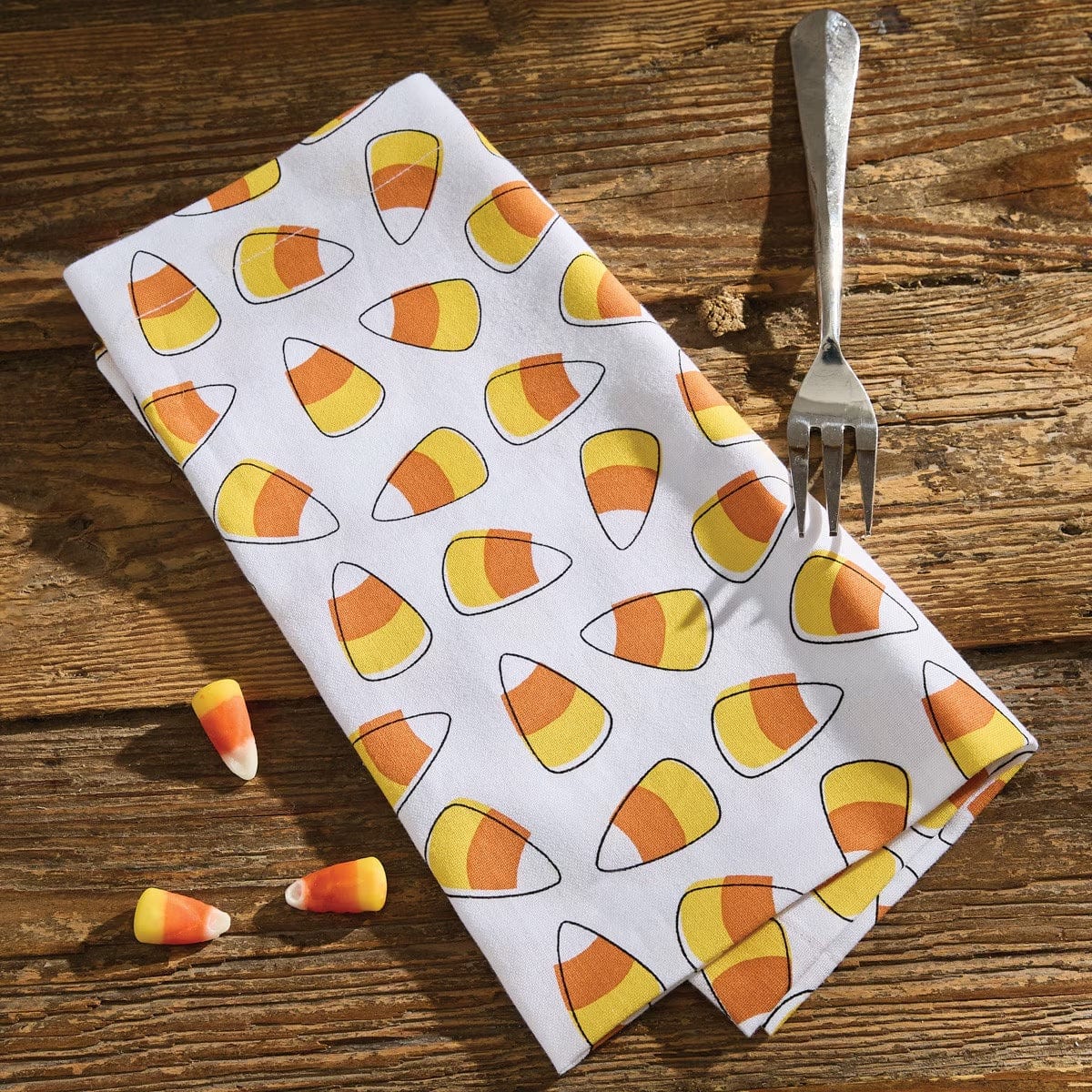 Candy Corn Printed Napkin Set of 2