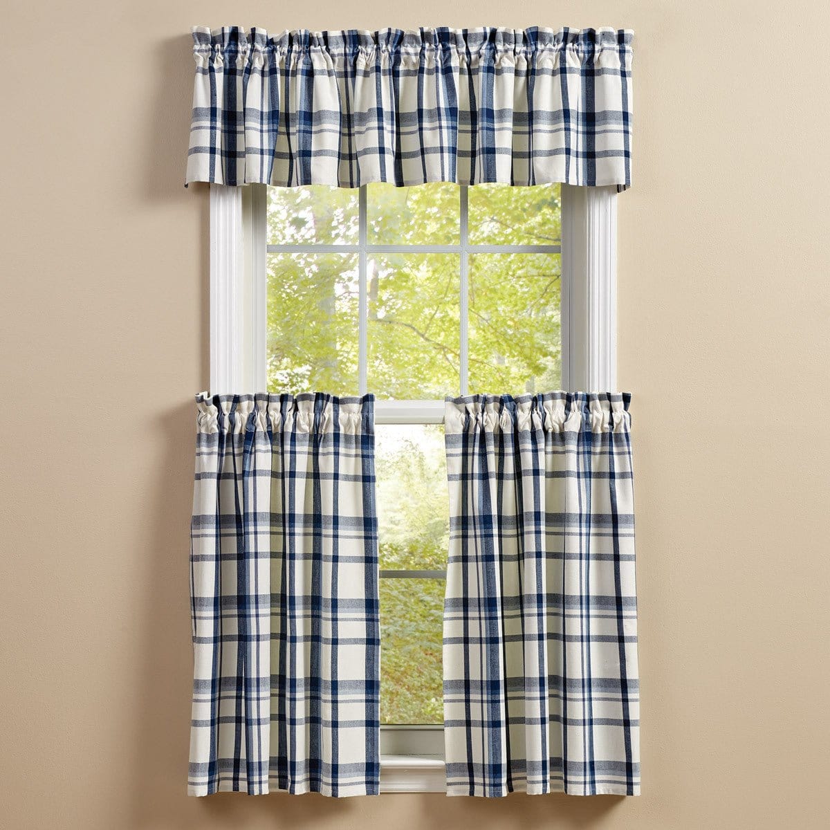 Canton Plaid Valance Unlined-Park Designs-The Village Merchant