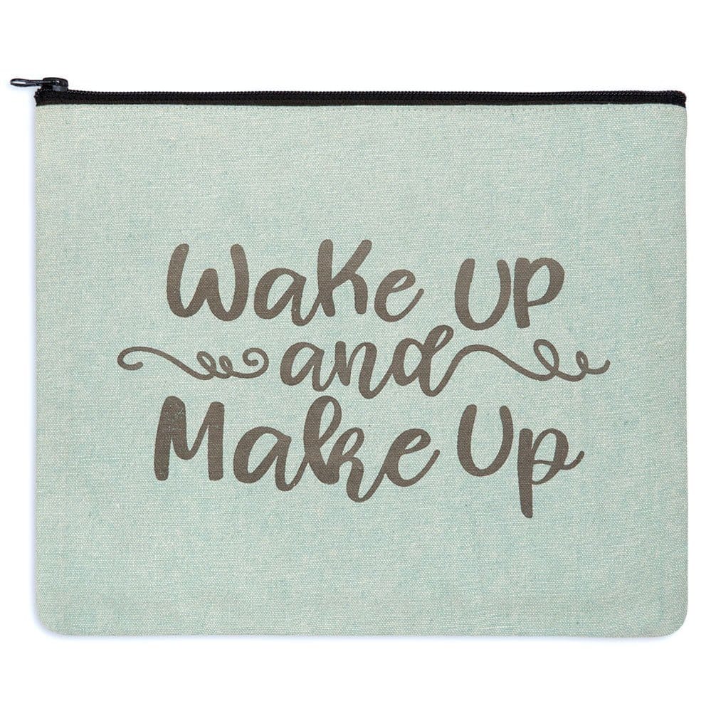 Canvas Wake Up and Make Up Travel / Makeup Bag-CTW Home-The Village Merchant