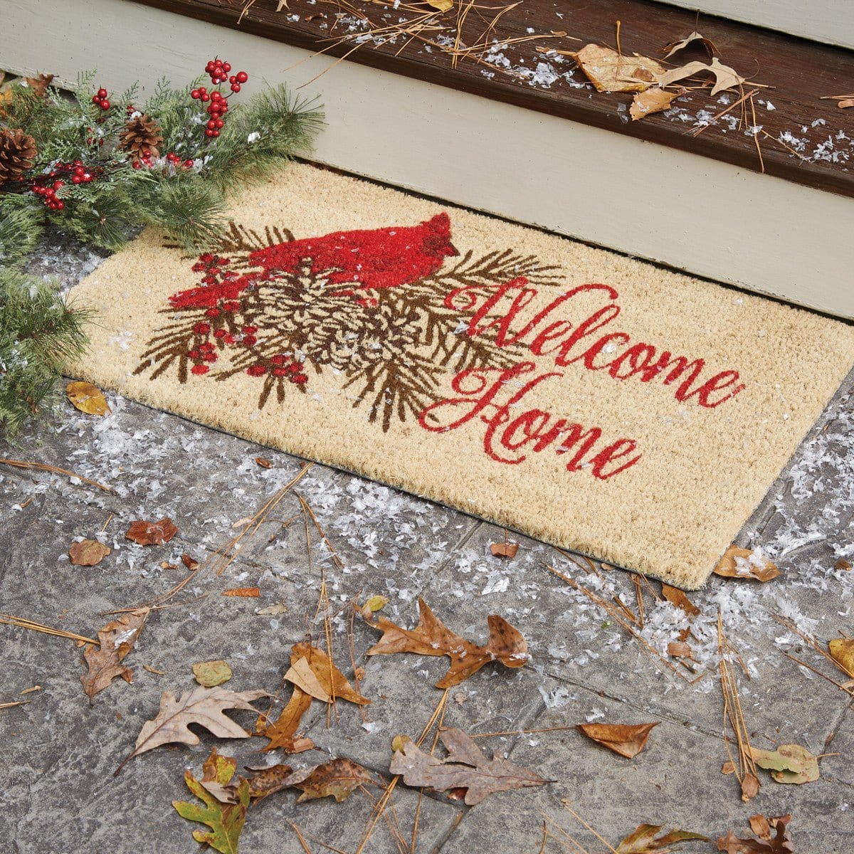 Cardinal Doormat-Park Designs-The Village Merchant