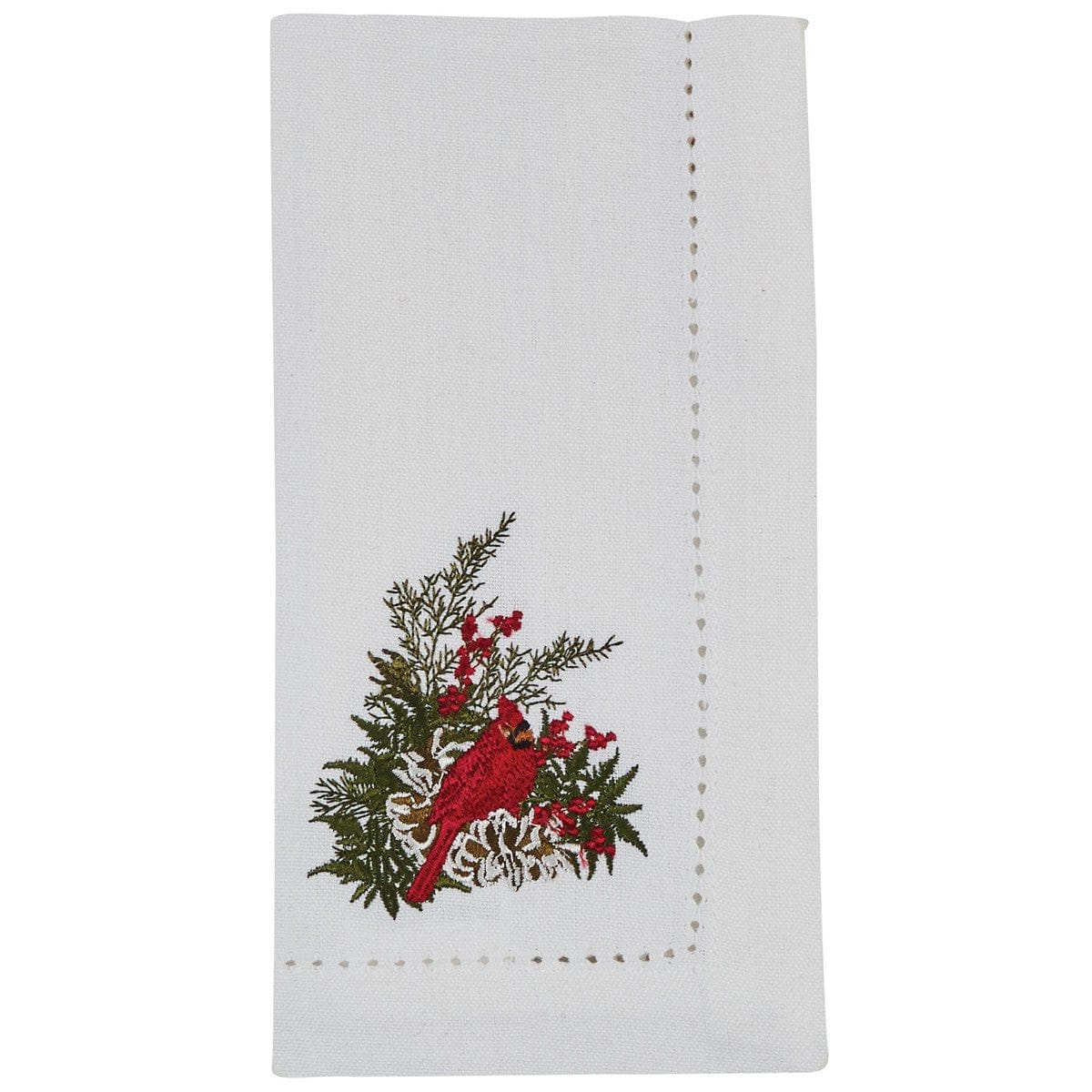 Cardinal embroidered Napkin-Park Designs-The Village Merchant