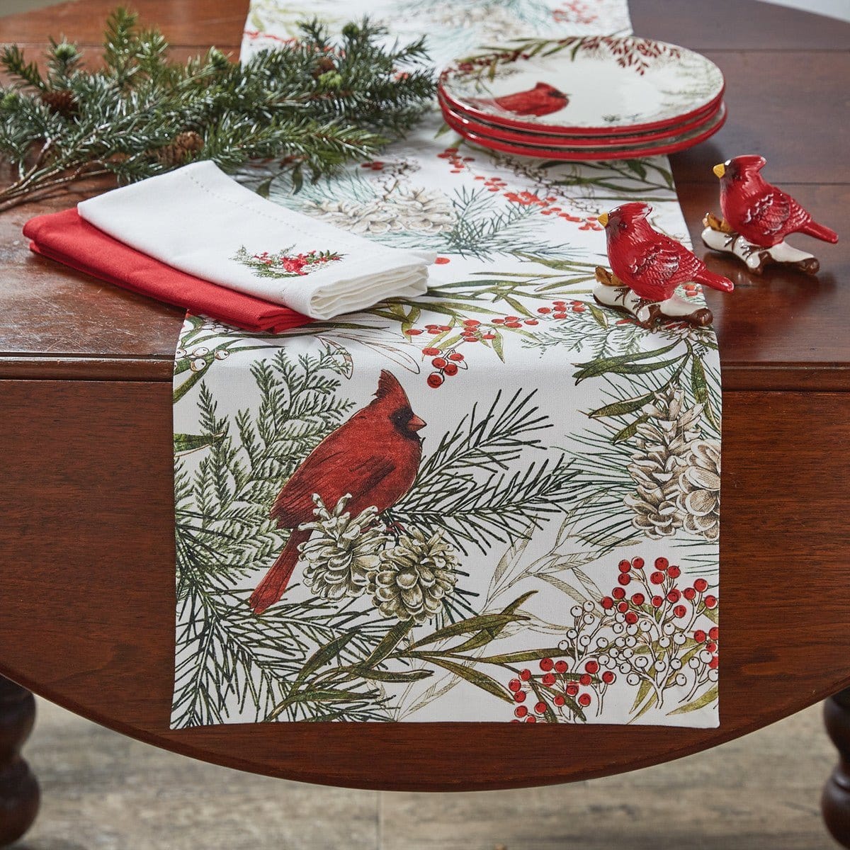 Cardinal Table Runner 54&quot; Long-Park Designs-The Village Merchant