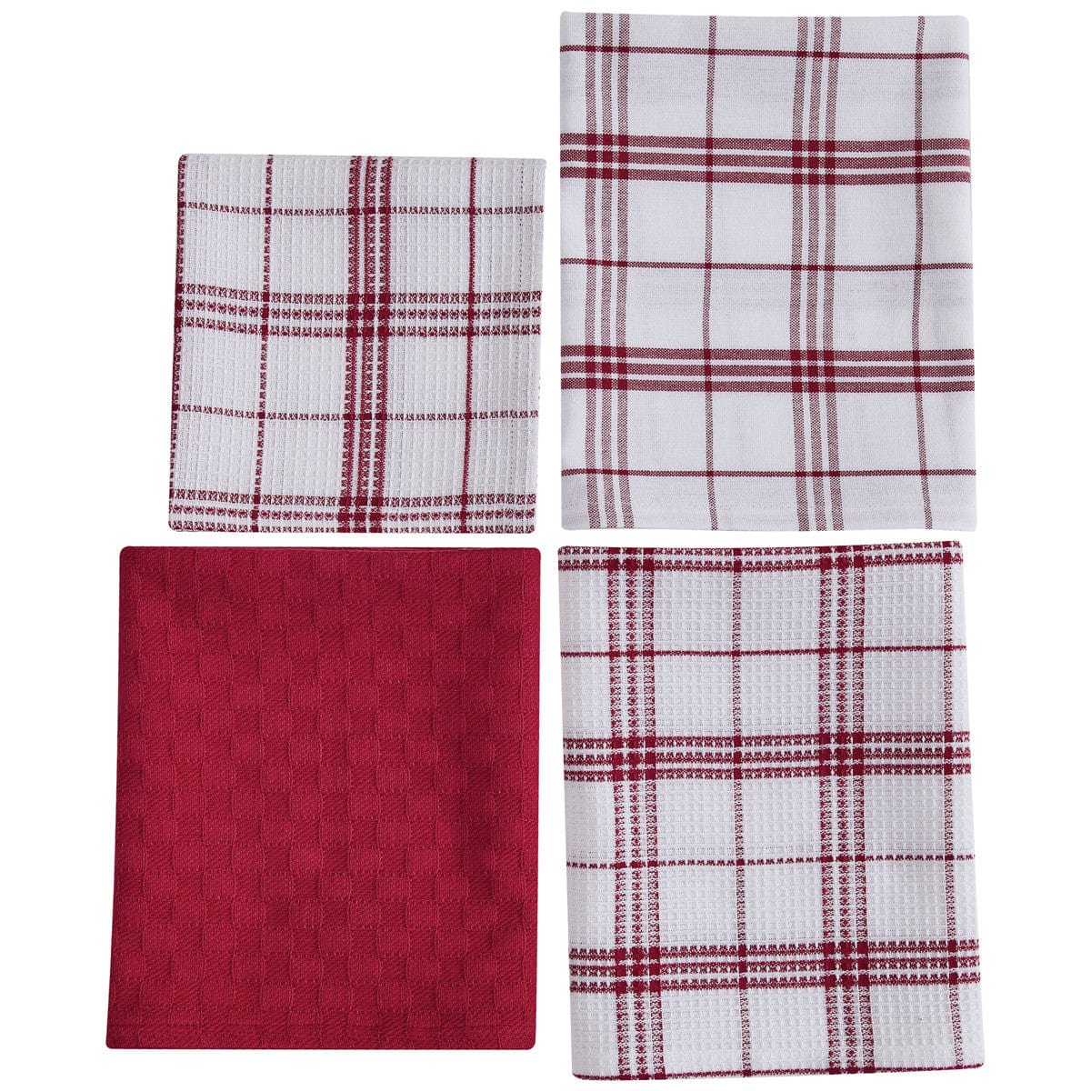 Carriage Dishtowel &amp; Dishcloth Set 4 Pieces - 3 DT &amp; 1 DC