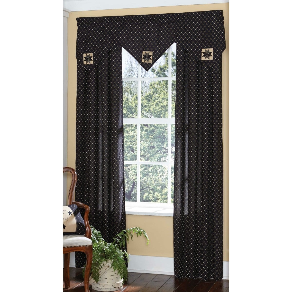 Carrington Point Valance Lined-Park Designs-The Village Merchant