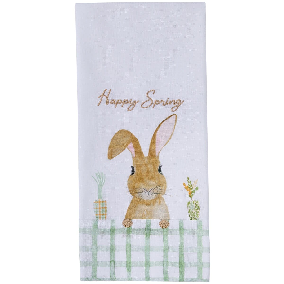 Carrot Patch Bunny &amp; Cotton Tail Decorative Towels Dishtowels