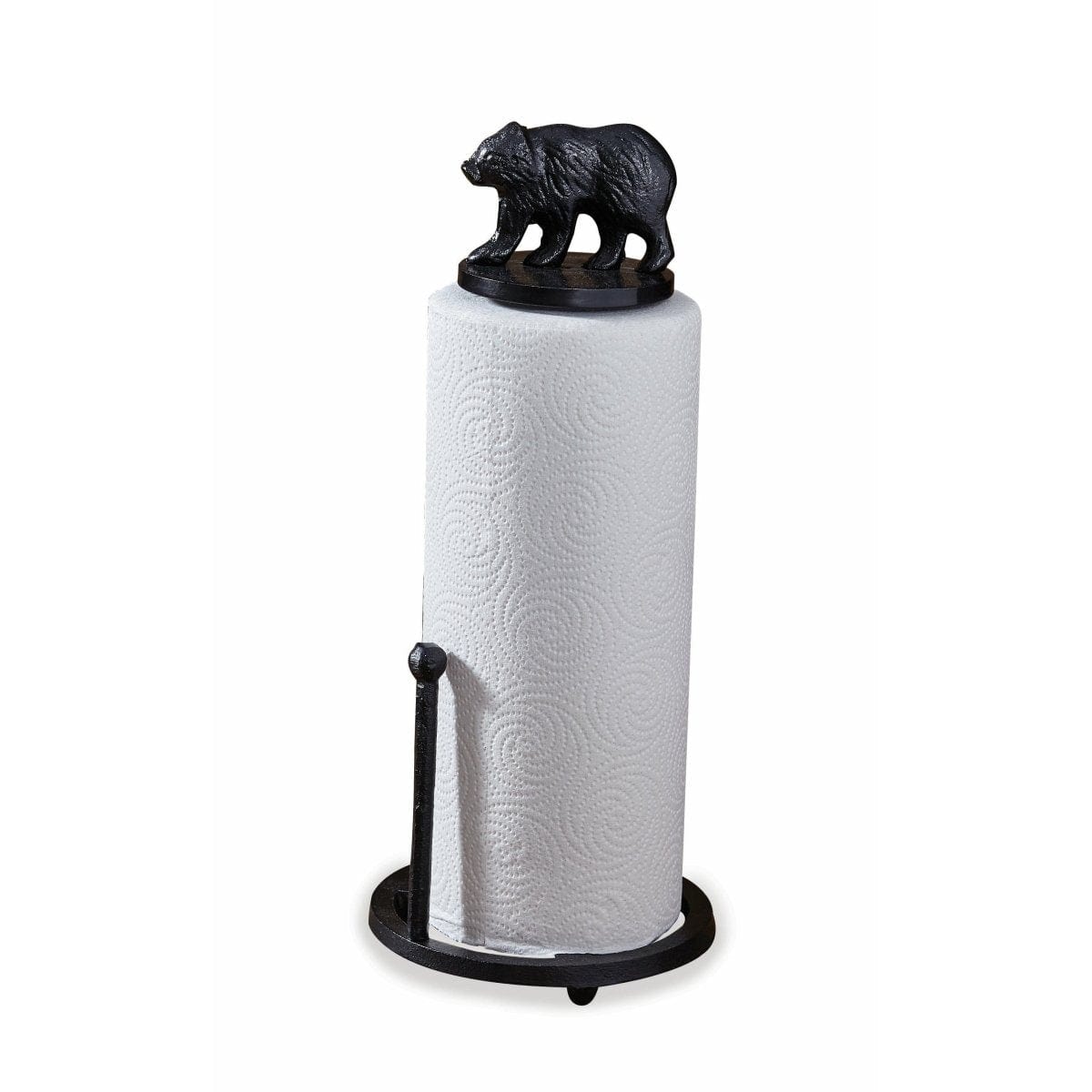 Cast Black Bear Paper Towel Holder - Counter Top-Park Designs-The Village Merchant