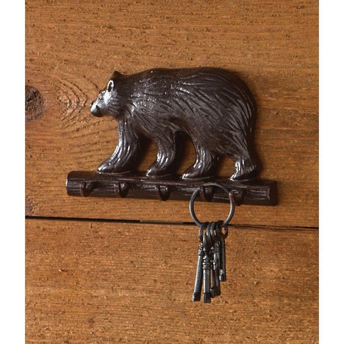 Cast Burl Bear Key Hook 5 Hooks-Park Designs-The Village Merchant