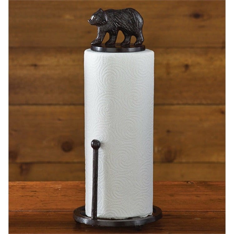 Cast Burl Bear Paper Towel Holder - Counter Top-Park Designs-The Village Merchant