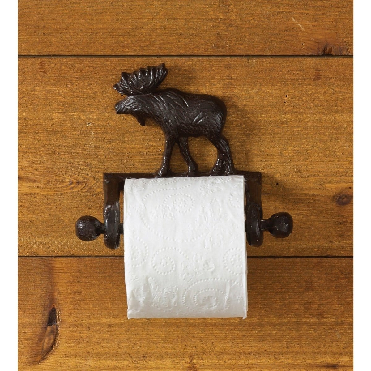 Cast Burl Moose Toilet Tissue Holder - Wall Mount-Park Designs-The Village Merchant