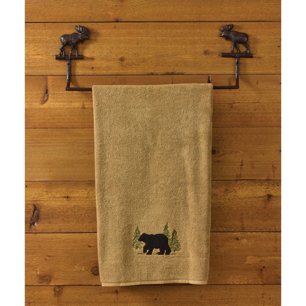 Cast Burl Moose Towel Bar 24&quot; Long-Park Designs-The Village Merchant