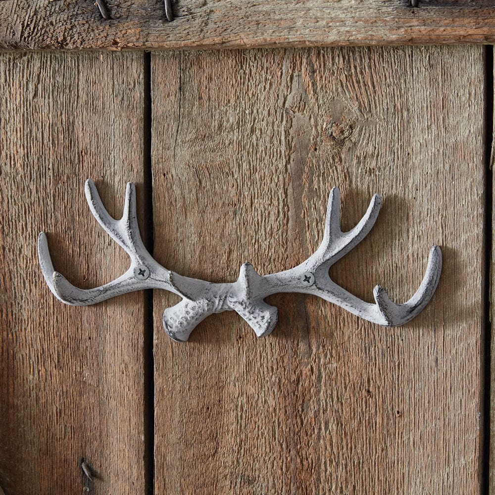 Cast Iron Antlers Decorative Hook