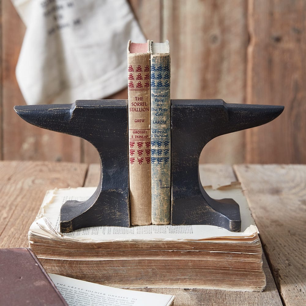 Cast Iron Anvil Bookends