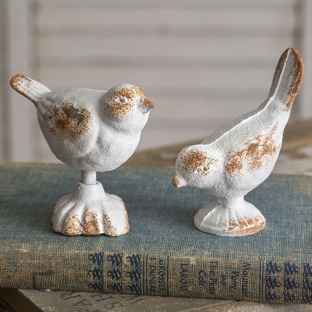 Cast Iron Bird Figurine Set of 2-CTW Home-The Village Merchant