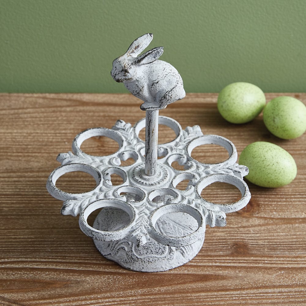 Cast Iron Bunny Egg Holder