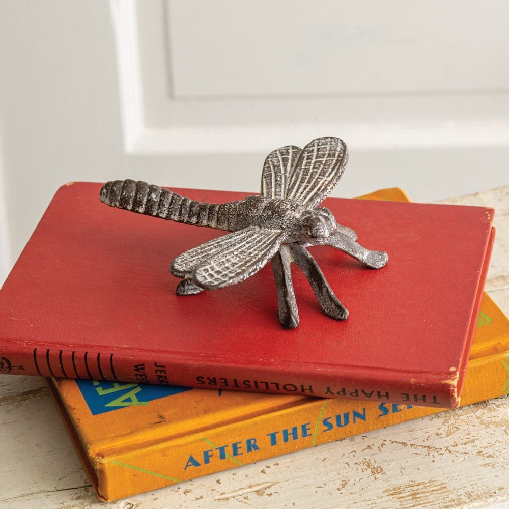 Cast Iron Dragonfly Figurine-CTW Home-The Village Merchant