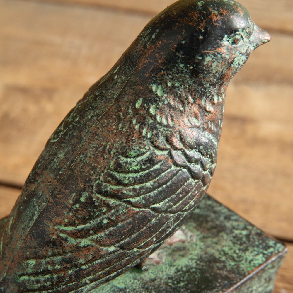 Cast Iron Perched Birds Bookends