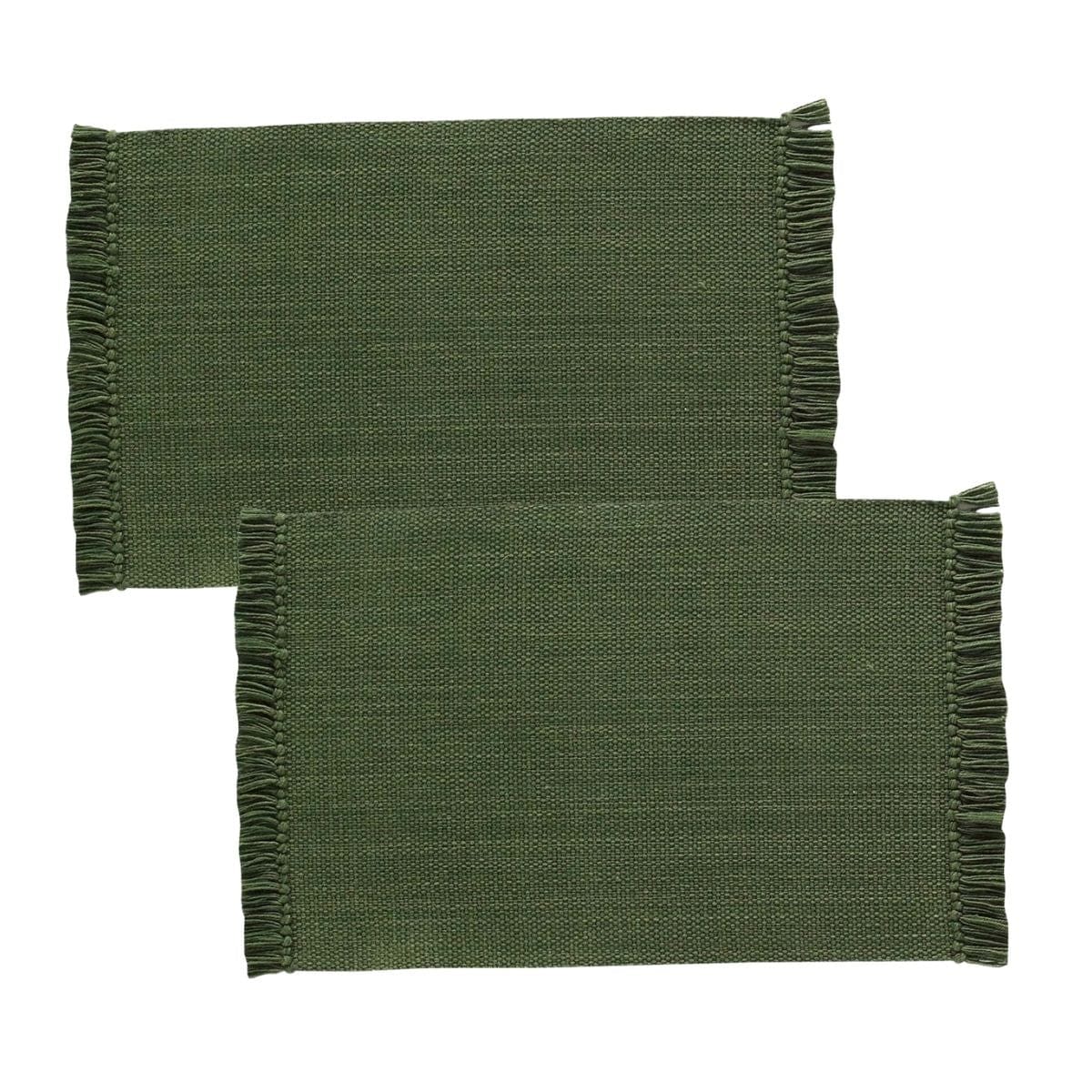 Park Designs Placemat Casual Classics In Evergreen Placemat Set of 2