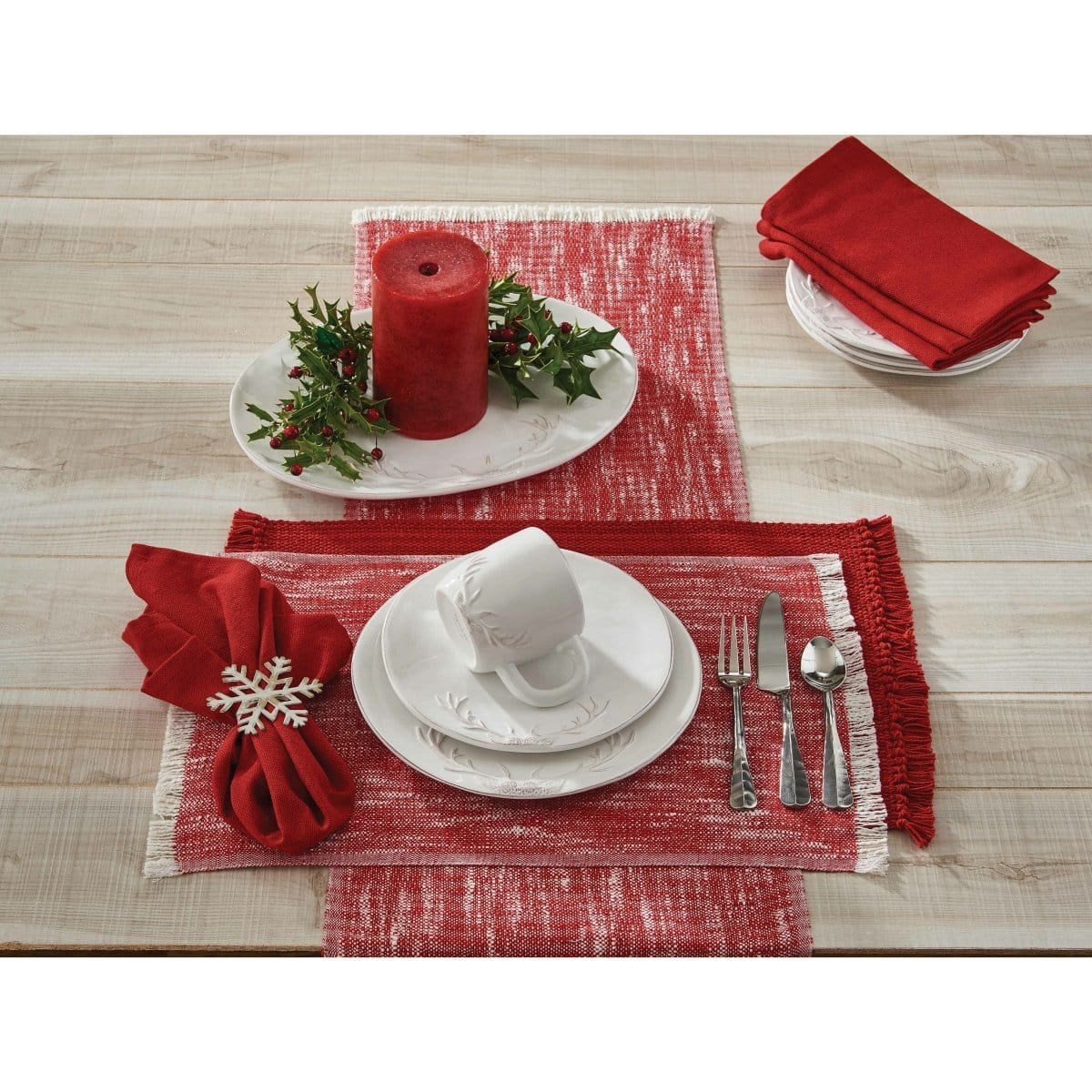 Casual Classics In Red Placemat-Park Designs-The Village Merchant