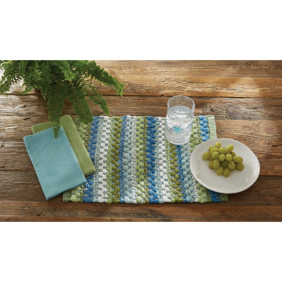 Casual Classics In Water Blue Napkin-Park Designs-The Village Merchant