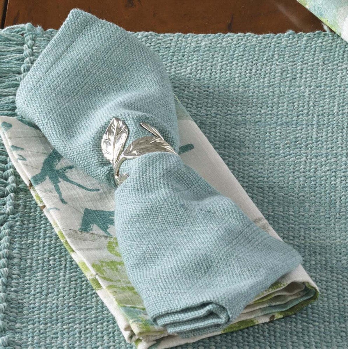Park Designs Napkin Casual Classics In Water Blue Napkin Set of 2