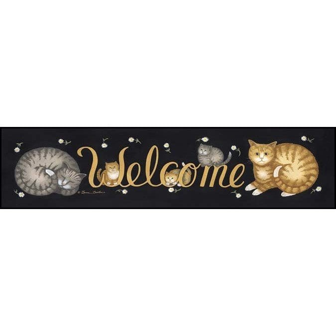Cat Welcome By Becca Barton Art Print - 4 X 18-Penny Lane Publishing-The Village Merchant