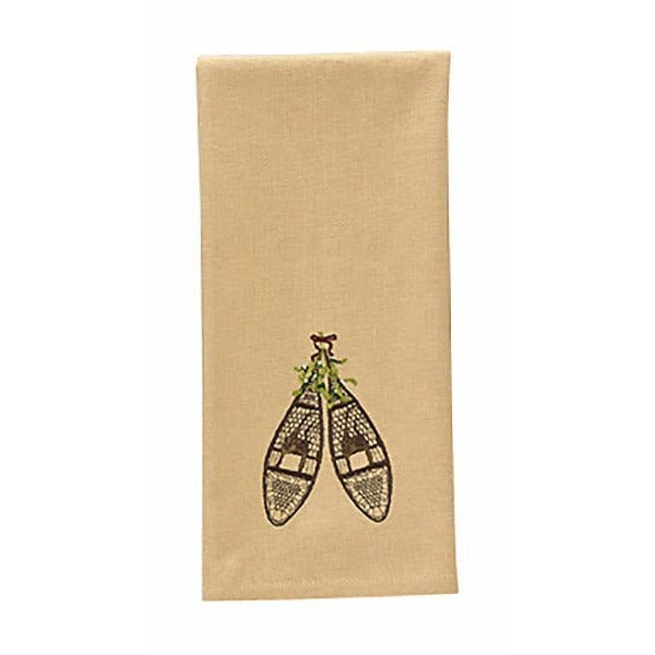 Cedar Falls Snowshoes Decorative Towel-Park Designs-The Village Merchant