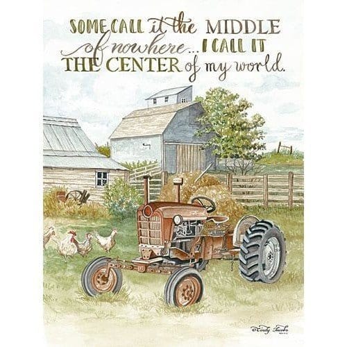 Penny Lane Publishing Center Of My World By Cindy Jacobs Art Print - 12 X 16