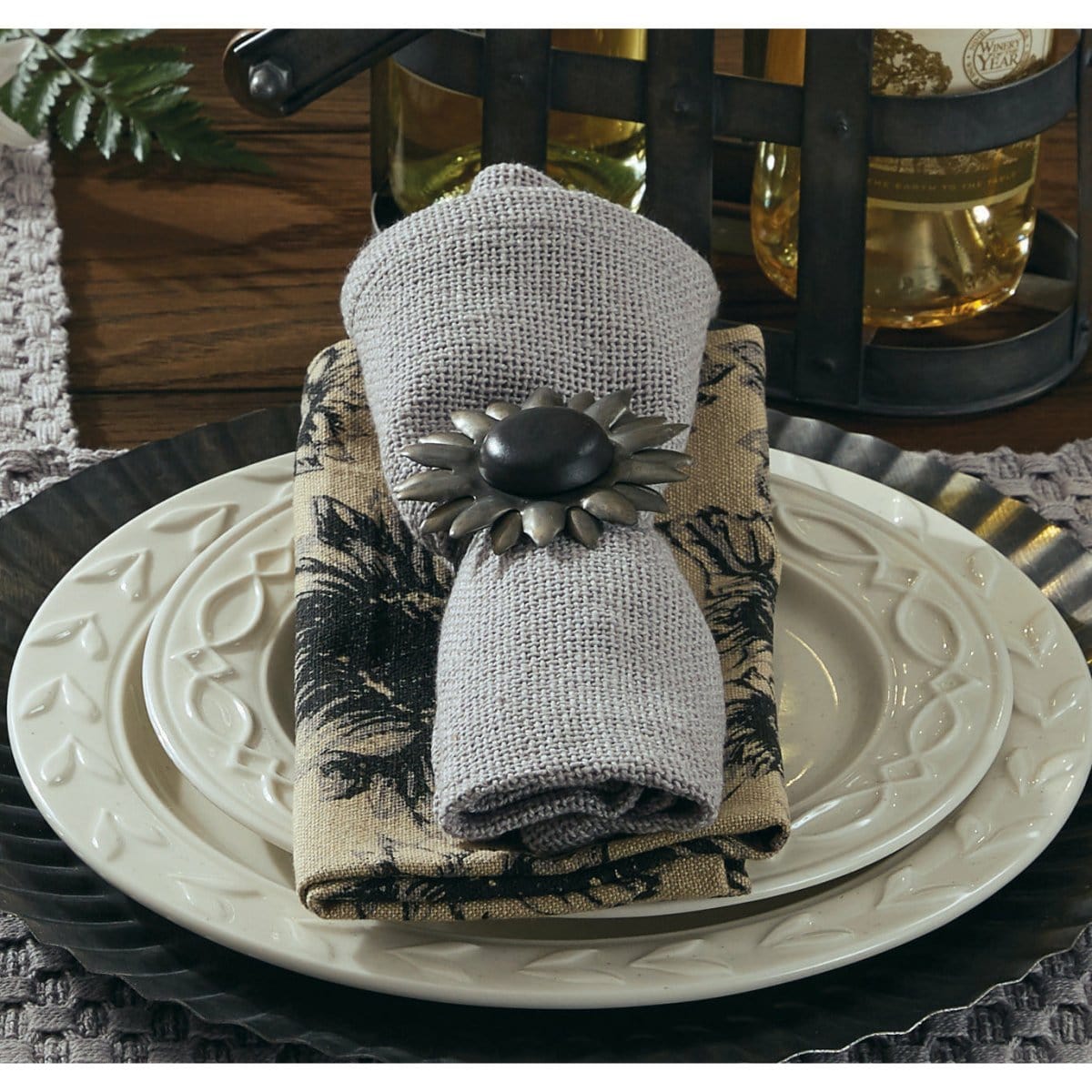 Chadwick In Mist napkin-Park Designs-The Village Merchant