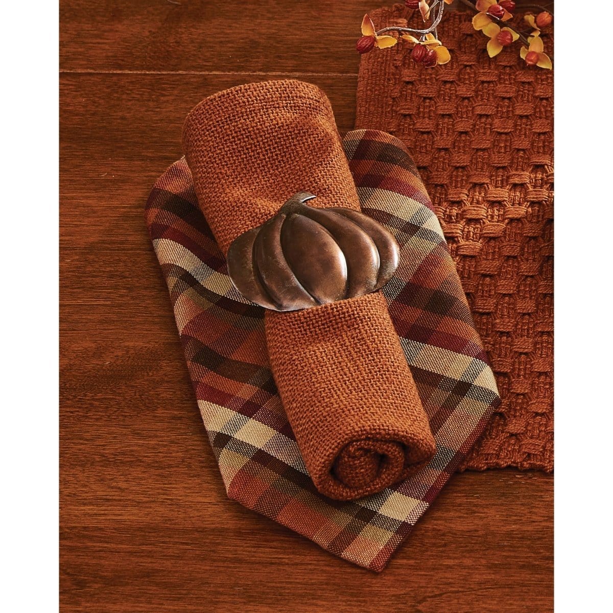 Chadwick in Terracotta Napkin-Park Designs-The Village Merchant