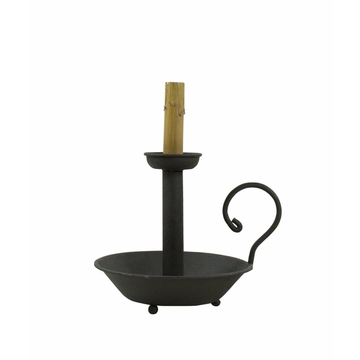 Chamberstick In Black Table Lamp 13&quot; High-Park Designs-The Village Merchant
