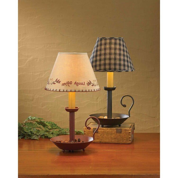 Chamberstick In Red Table Lamp 13" High-Park Designs-The Village Merchant