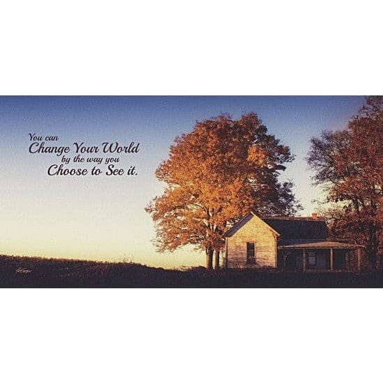 Penny Lane Publishing Change Your World By Justin Spivey Art Print - 9 X 18