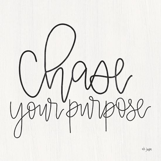 Chase Your Purpose By Jaxn Blvd Art Print - 12 X 12-Penny Lane Publishing-The Village Merchant