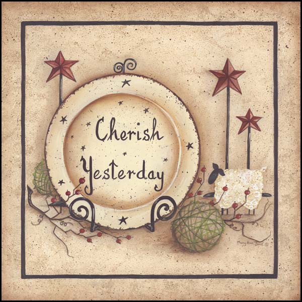 Cherish Yesterday By Mary Ann June Art Print - 12 X 12-Penny Lane Publishing-The Village Merchant