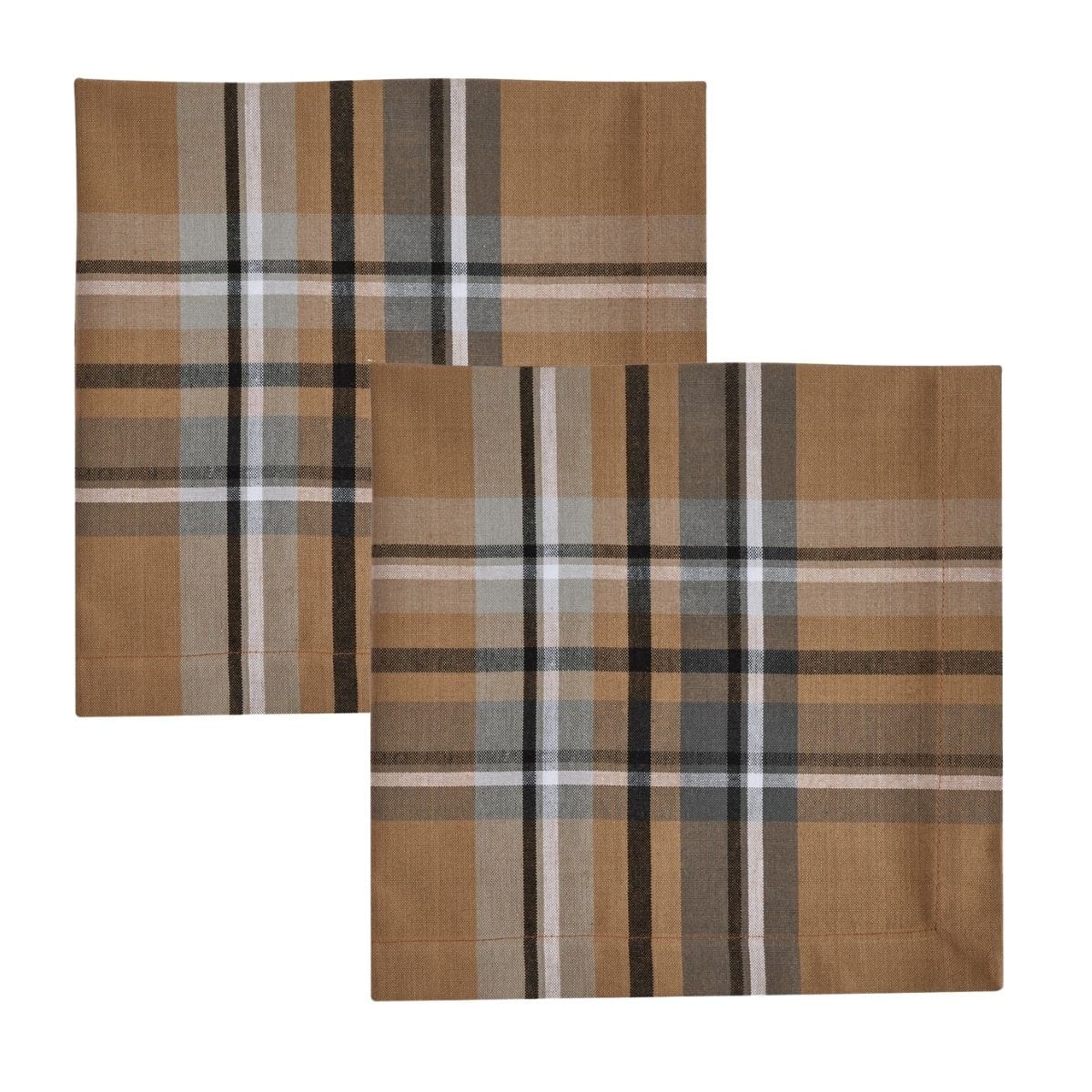 Chestnut Plaid Napkin Set of 2
