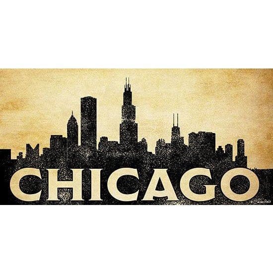 Chicago Skyline By Susan Ball Art Print - 9 X 18-Penny Lane Publishing-The Village Merchant