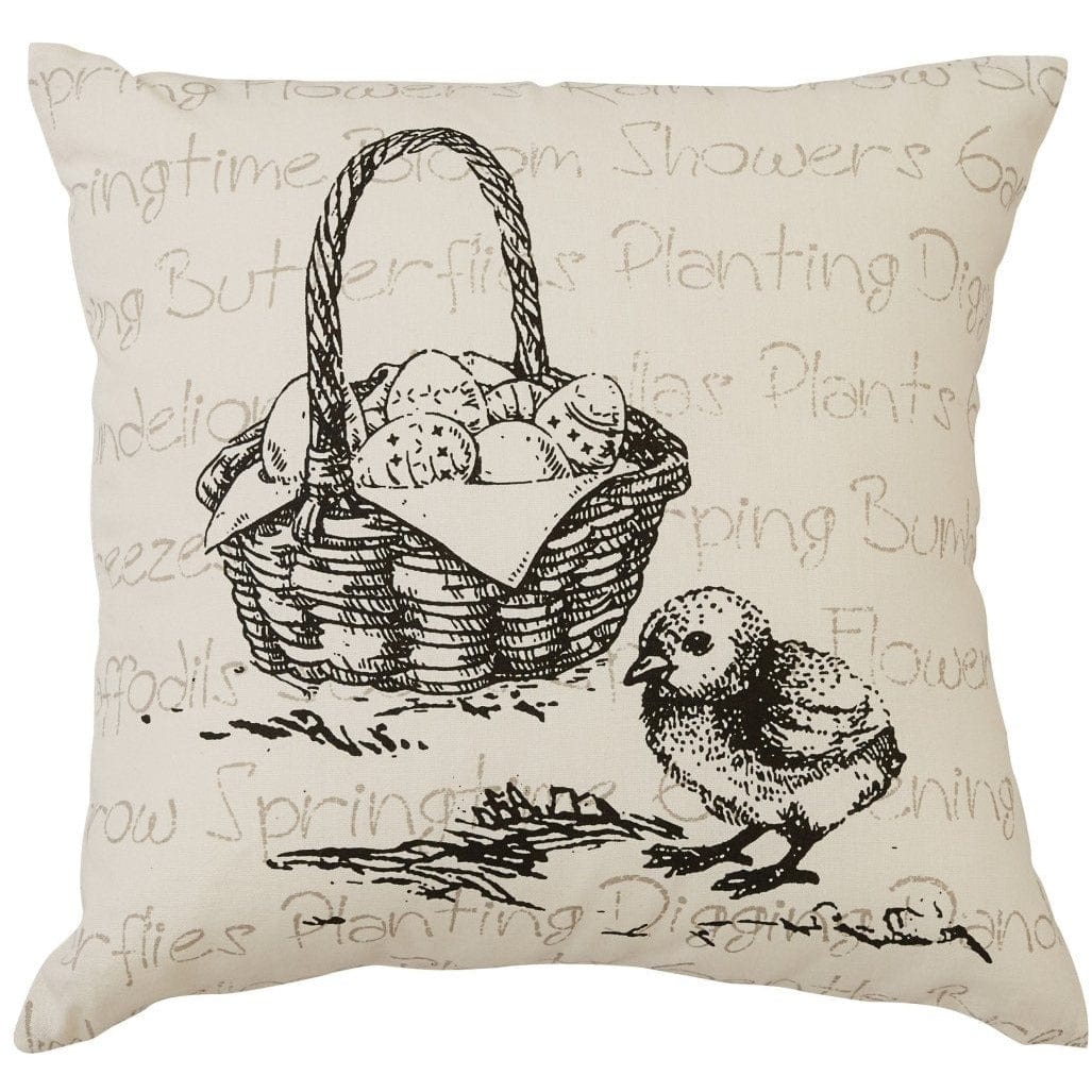 Chick Pillow 16" x 16" Square-Park Designs-The Village Merchant