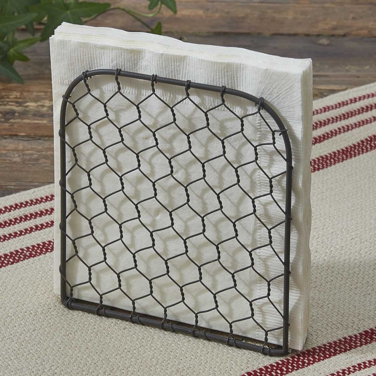 CHICKEN WIRE Napkin Holder LUNCHEON-Park Designs-The Village Merchant