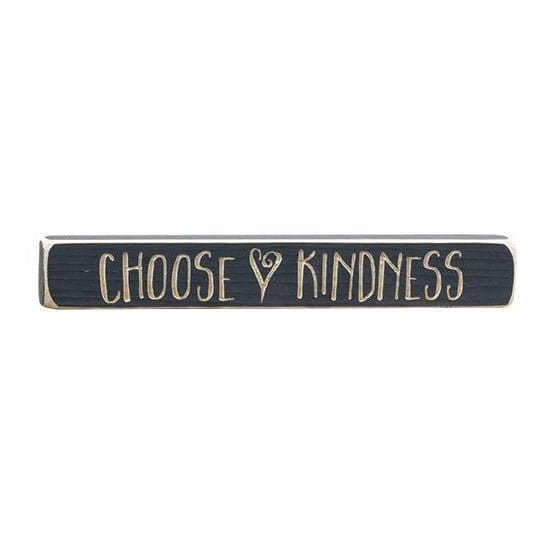 Choose Kindness Sign - Engraved Wood 12&quot; Long-Craft Wholesalers-The Village Merchant