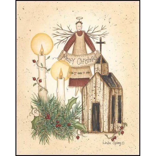 Christmas Angel By Linda Spivey Art Print - 8 X 10-Penny Lane Publishing-The Village Merchant