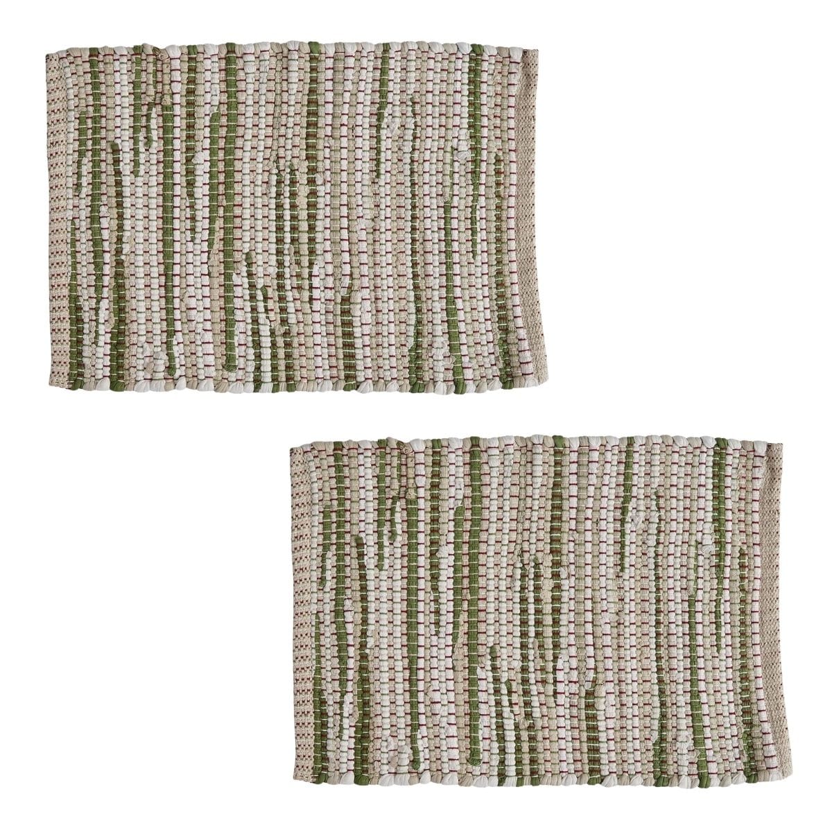 Christmas Barn Chindi Placemat Set of 2