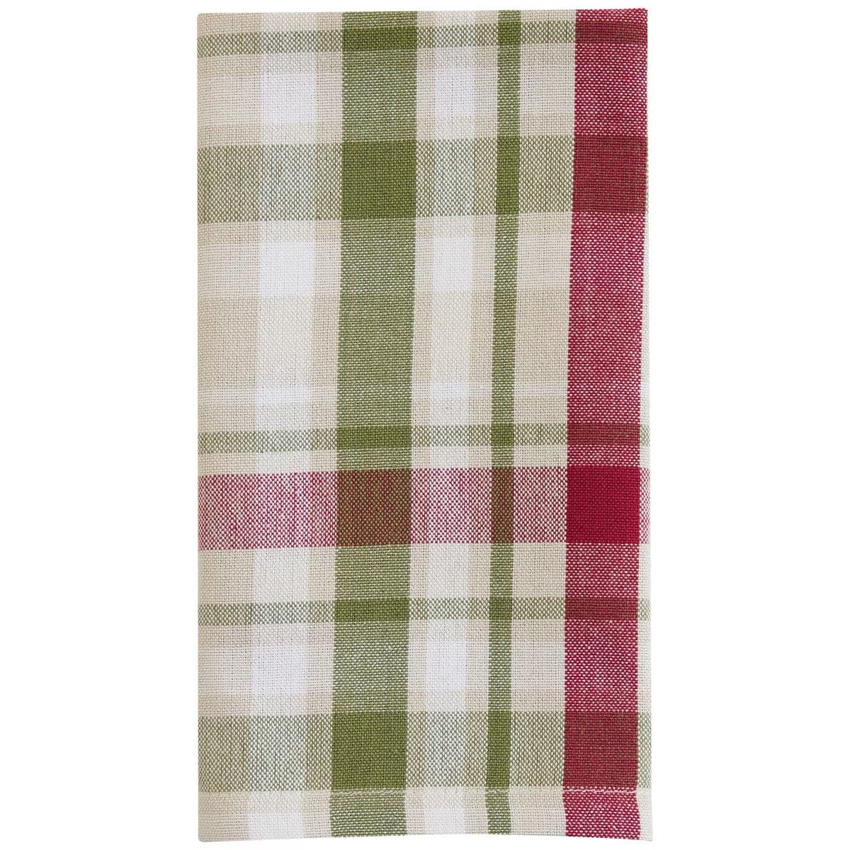 Christmas Barn Plaid Napkin Set of 2