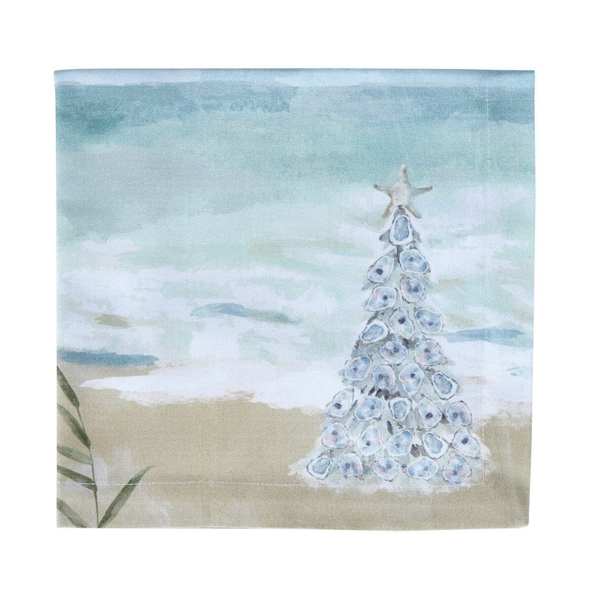 Christmas By The Sea Printed Napkin Set of 2
