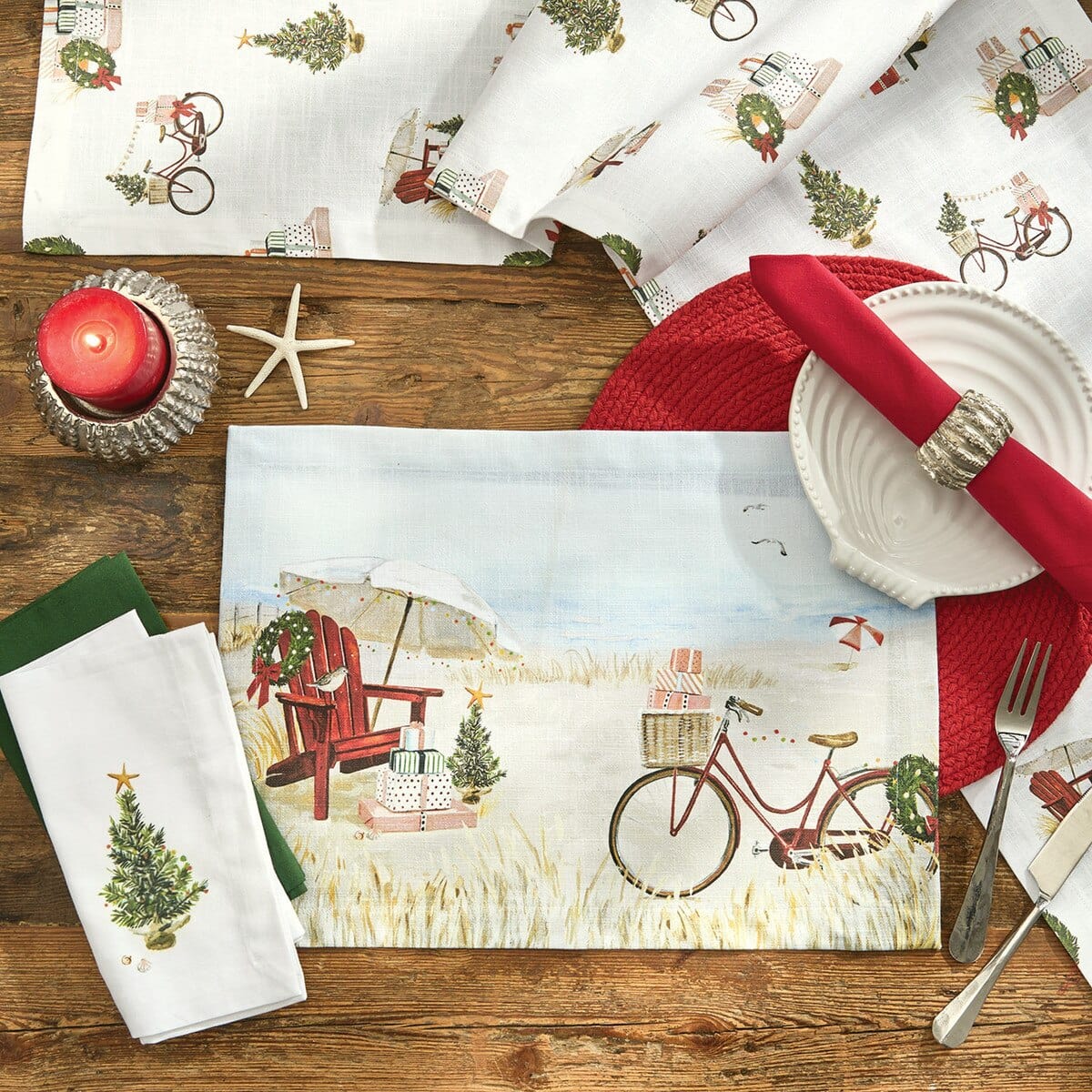 Christmas Coast Printed Placemat Set of 2
