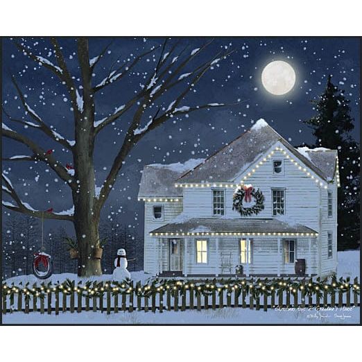 &quot;Christmas Eve At Grandma&#39;s House&quot; By Billy &amp; Sara Jacobs Art Print | Framed Print