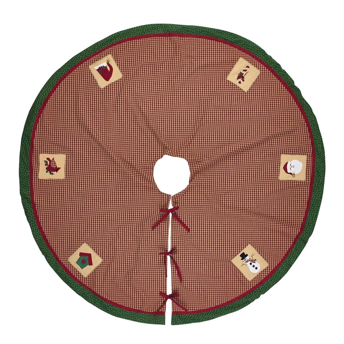 Christmas Sampler Tree Skirt 60&quot; Diameter Round-Park Designs-The Village Merchant