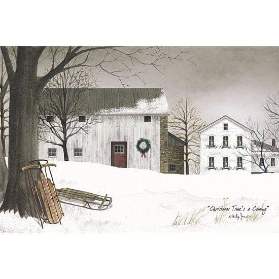 Christmas Time&#39;s A Coming By Billy Jacobs Art Print - 12 X 18-Penny Lane Publishing-The Village Merchant